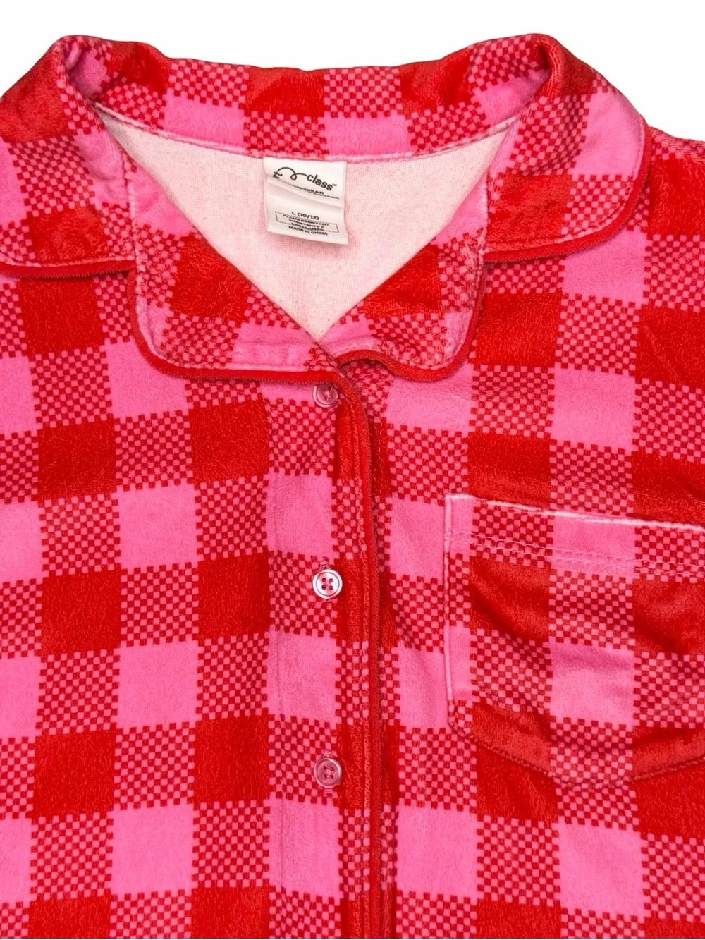 Art Class Gingham Pajama Set